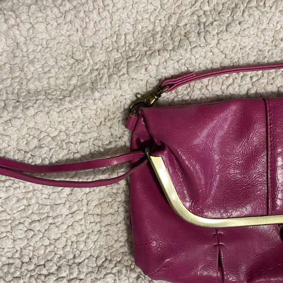 🌈Jessica Simpson Pink Fold Over Cross Body - Picture 6 of 16